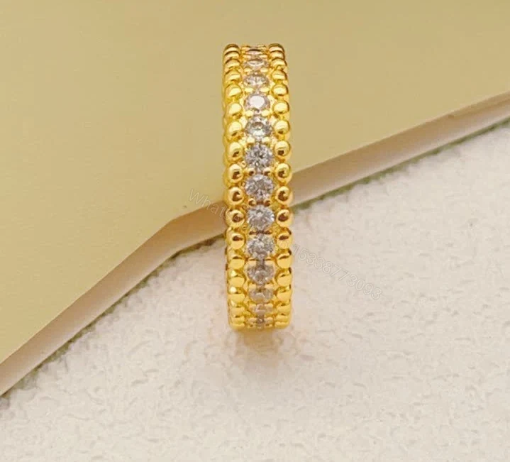 View 5 of Van Cleef Arpels Replica Perlée Diamonds Ring