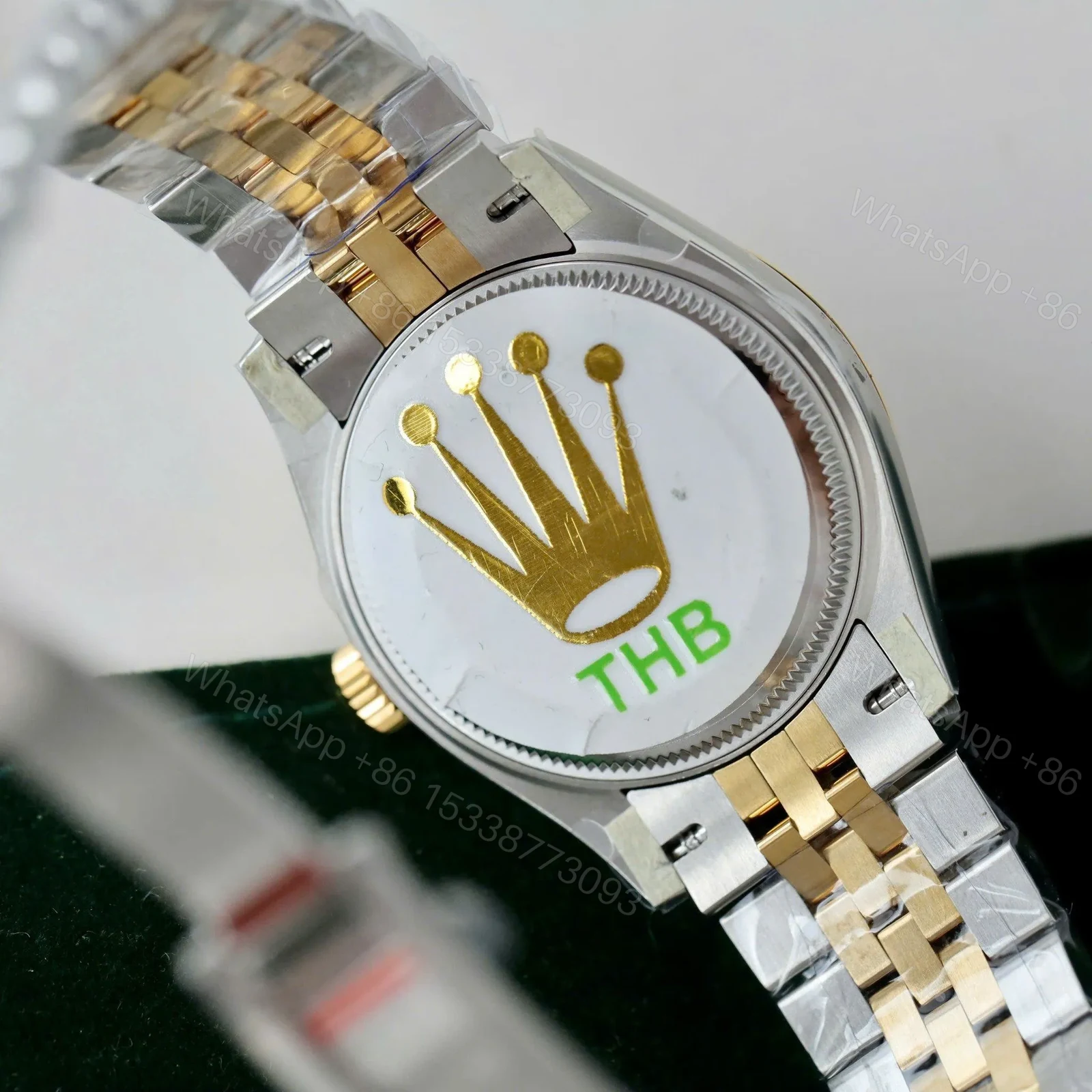 View 4 of Rolex Datejust Olive Green Diamond Dial 278273-0030 31 mm