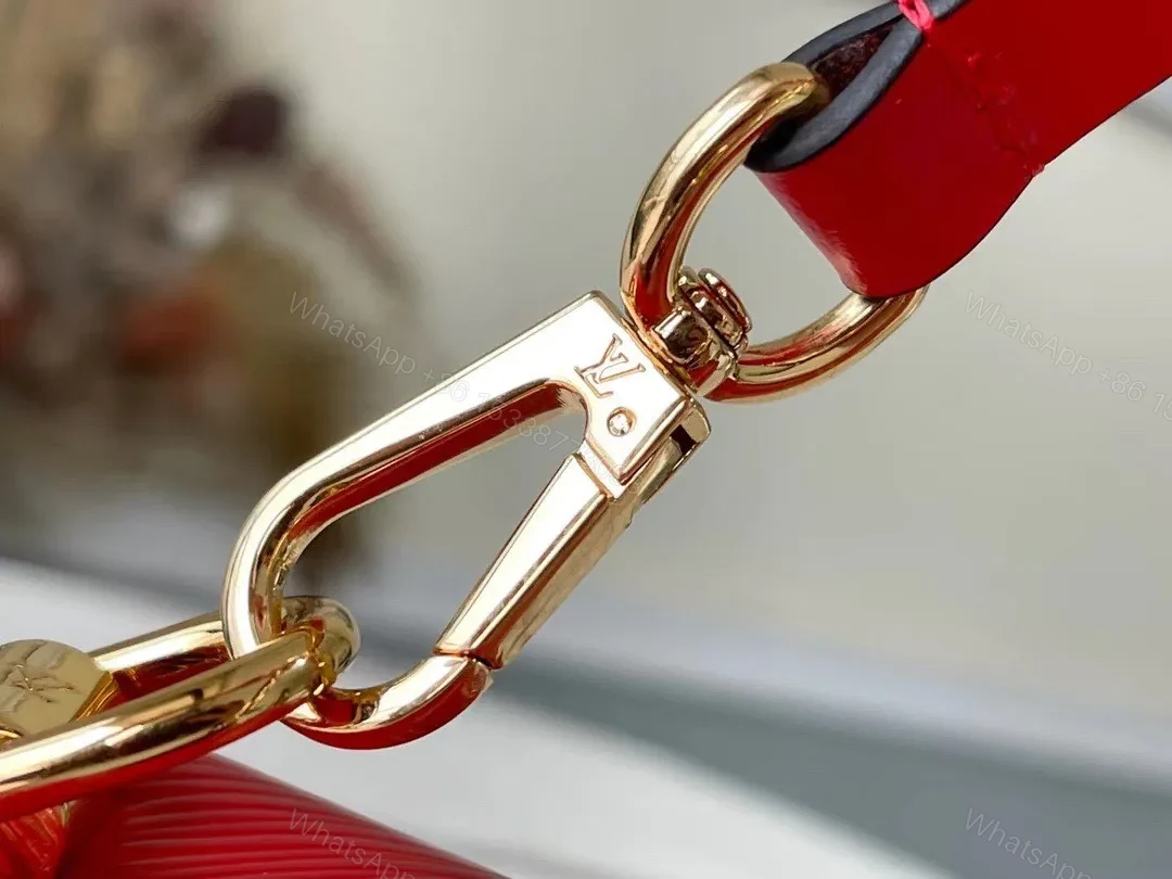 View 7 of Louis Vuitton LV Twist Mix Pink Red Handbags Cowhide Leather 24cm