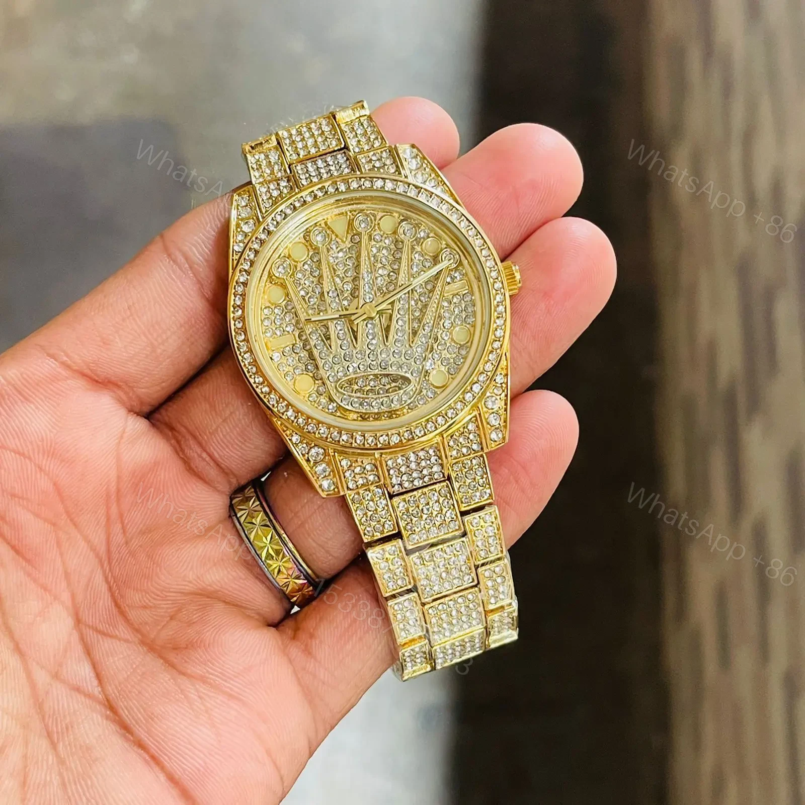 View 2 of Rolex Full Daimond For men’s 7A quality Original model