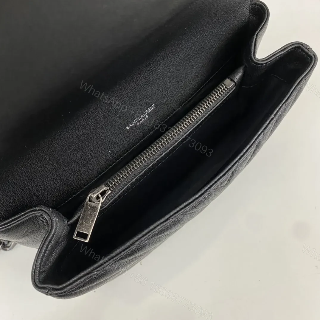 View 5 of Saint Laurent Medium College Leather Cross Body Bag