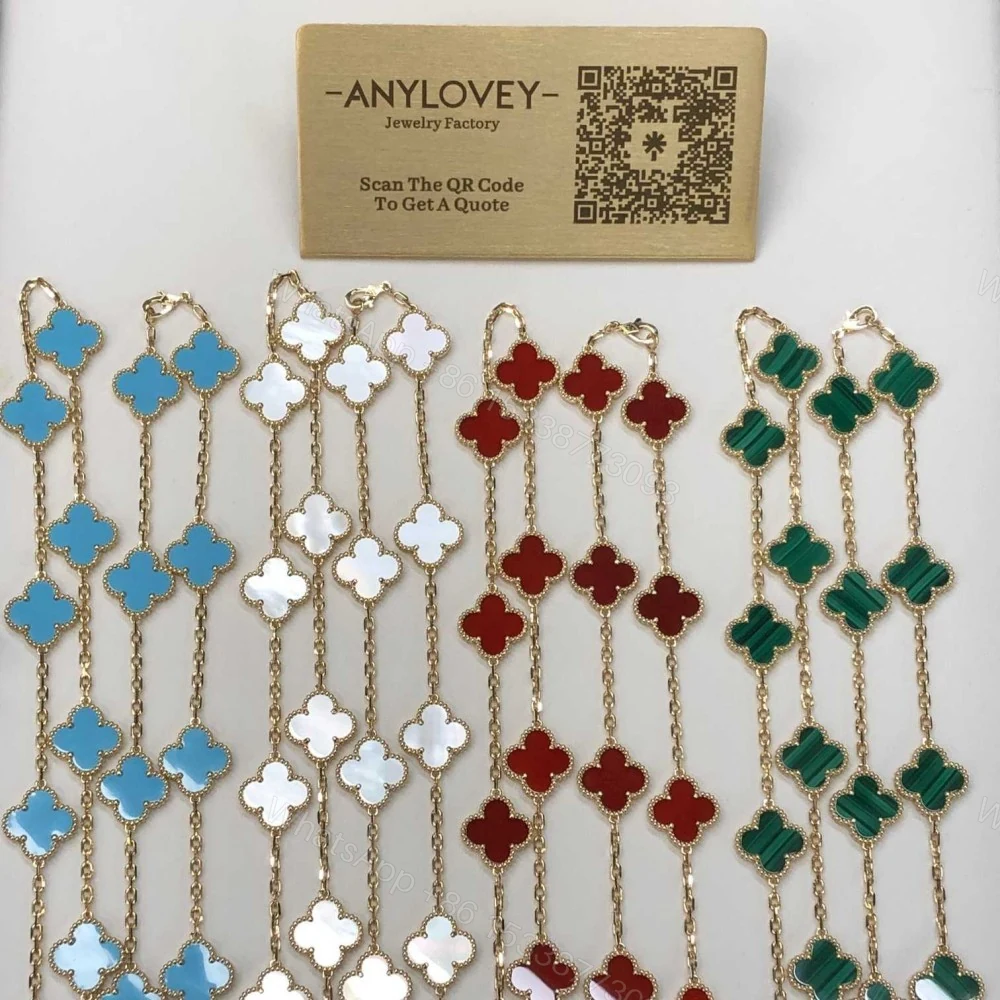 View 4 of Van Cleef & Arpels Vintage Alhambra Long Necklace 20 Motif