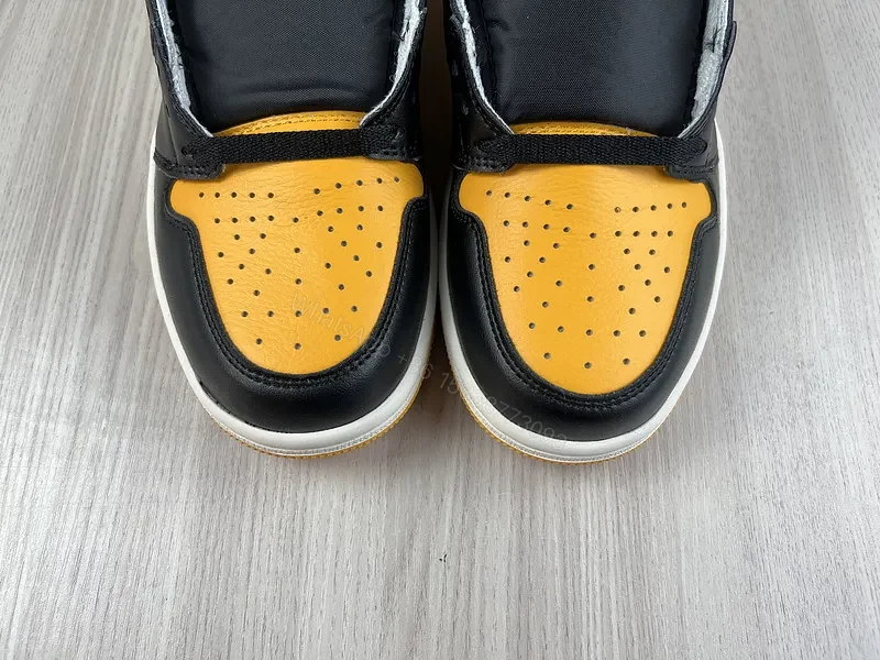 View 9 of Bold Contrast Paneling Air Jordan-Inspired Sneakers