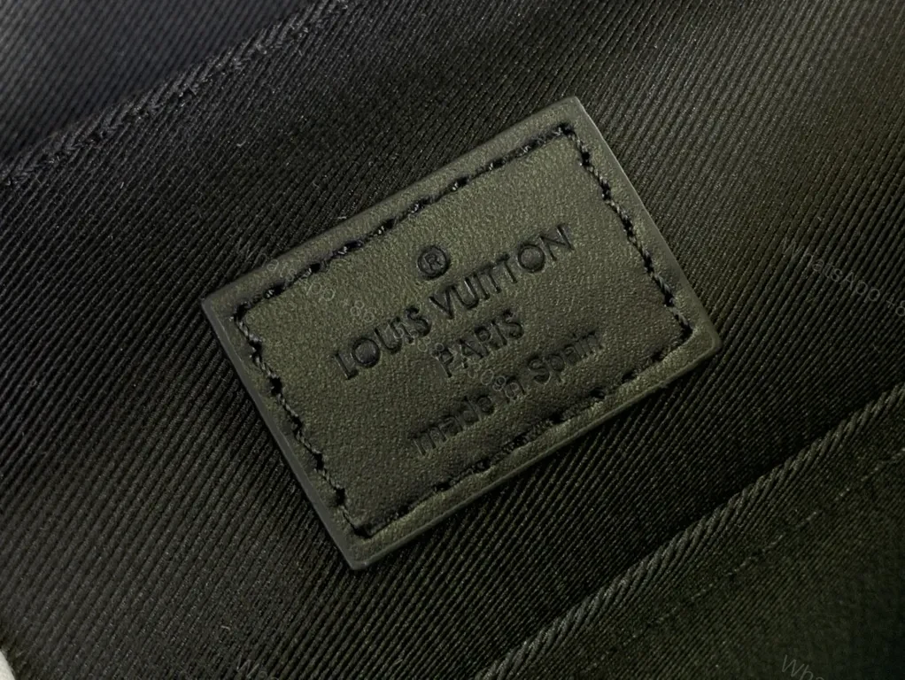 View 7 of Structured Monogram Luxe Messenger Bag â€” Modern, Durable, Signature