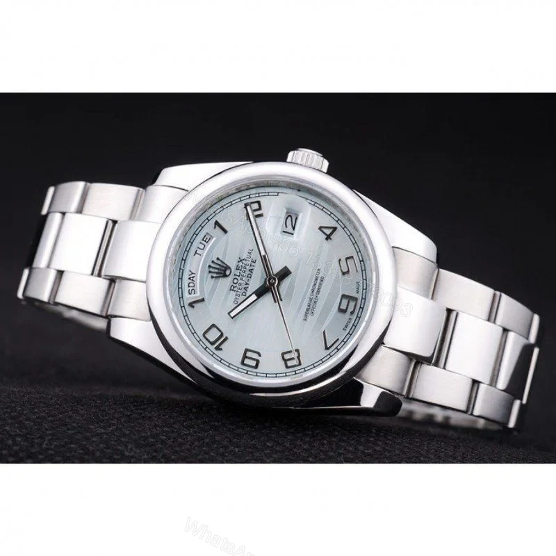 View 5 of Replica Rolex Day-Date Blue Dial 7470 36 mm