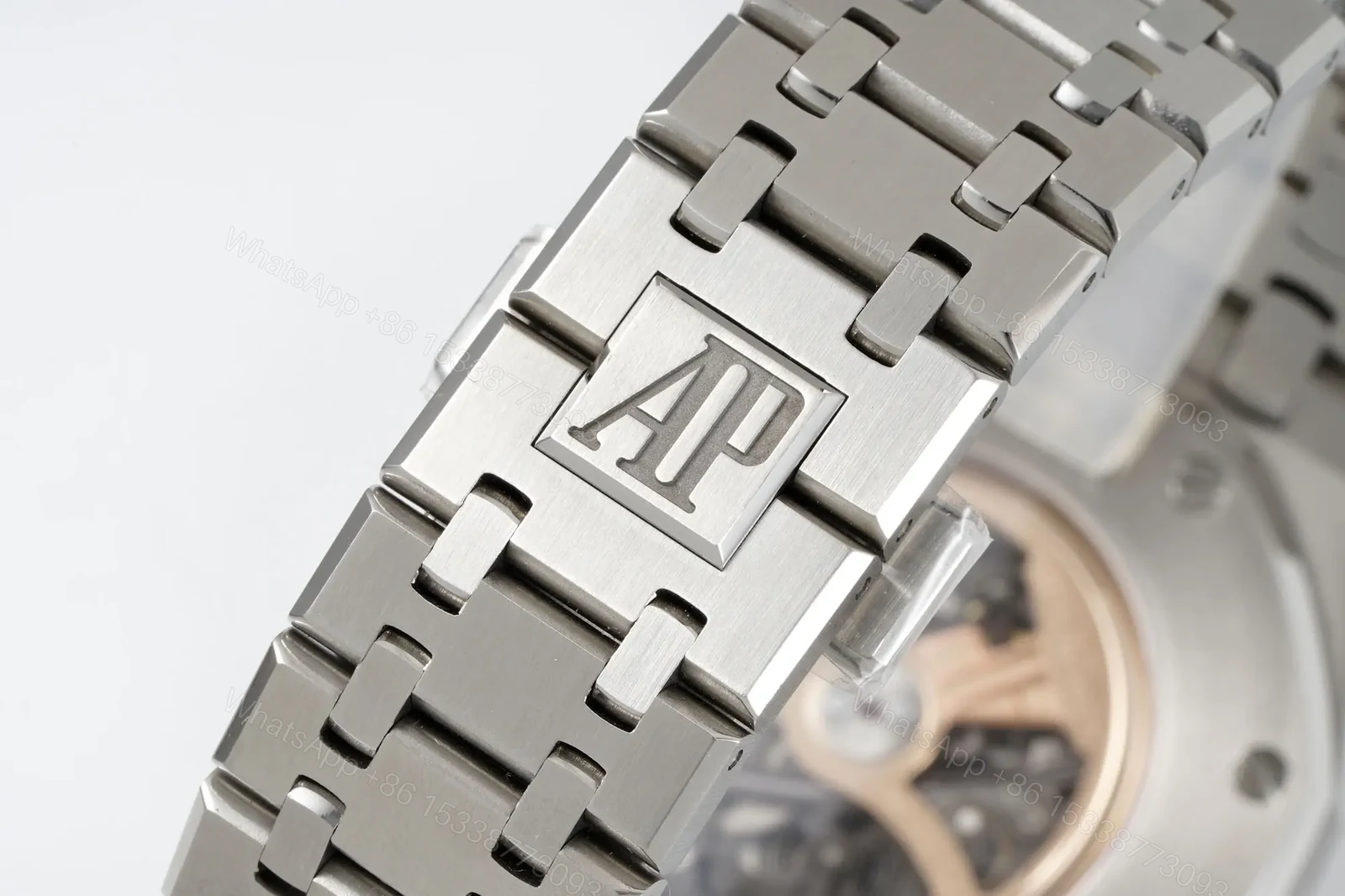 View 6 of JH Factory Audemars Piguet Royal Oak Offshore 15407ST.OO.1220ST.01 Men’s Mechanical Watch – Silver with Skeleton Dial, 41mm Case, Calibre 3132 Movement