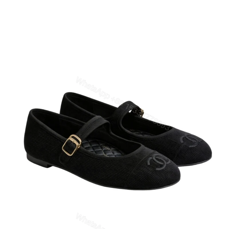 View 6 of Chanel Mary Jane Ballet Flat Black