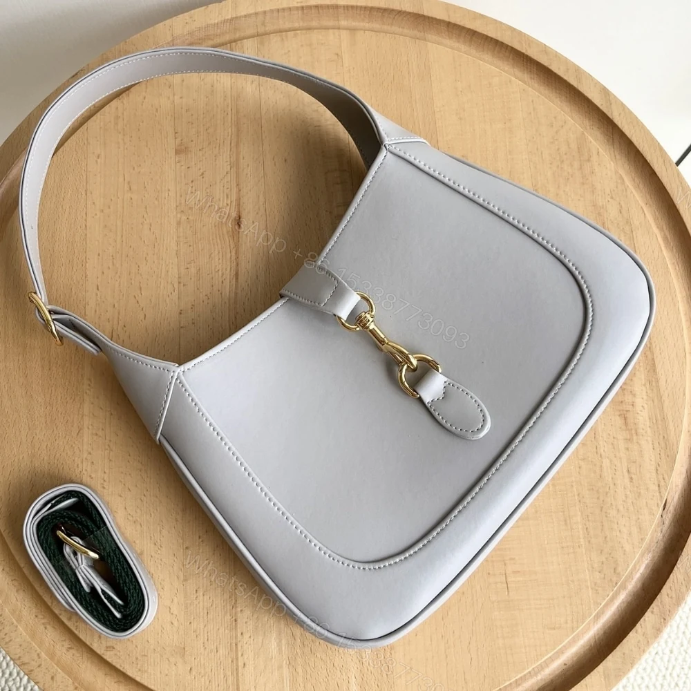 View 2 of Gucci Jackie Medium Bag Light Grey 27Cm