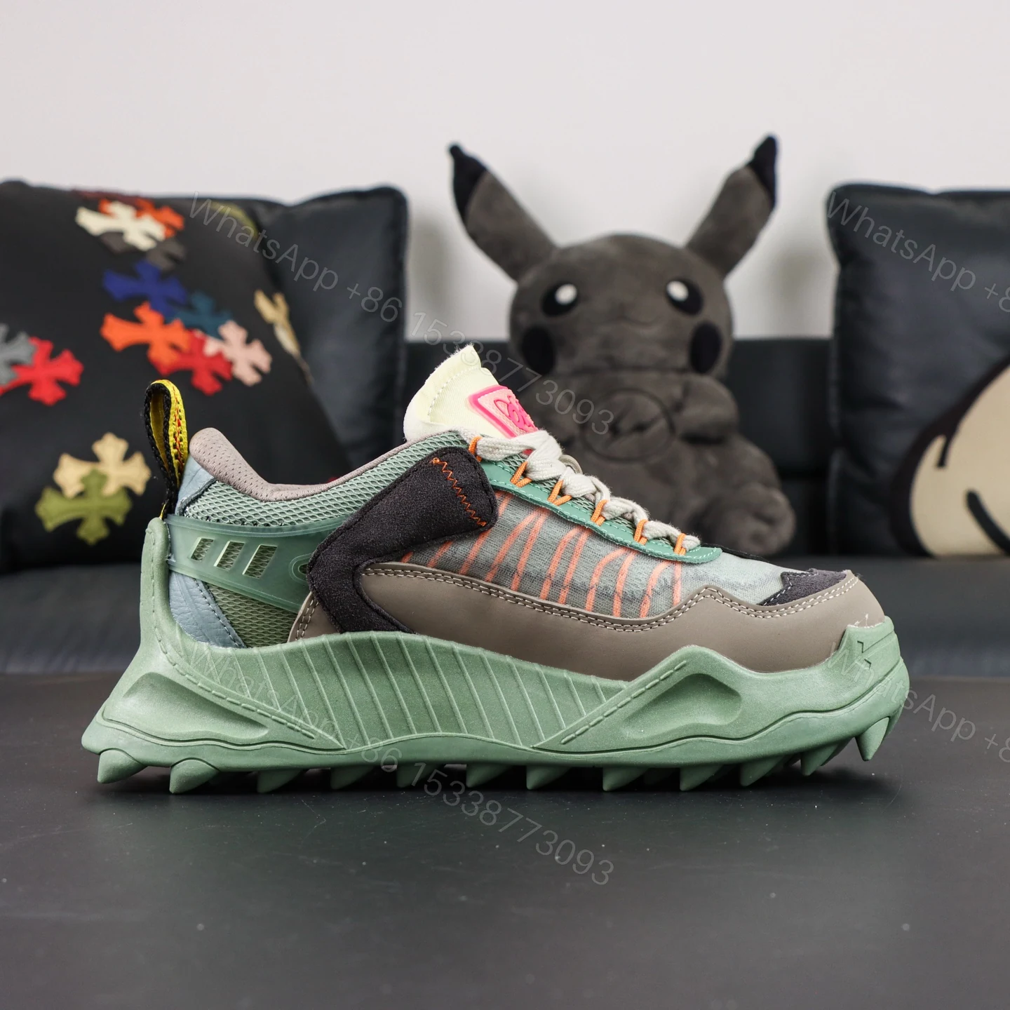 View 2 of Off White ODSY 1000 Black Green Reps
