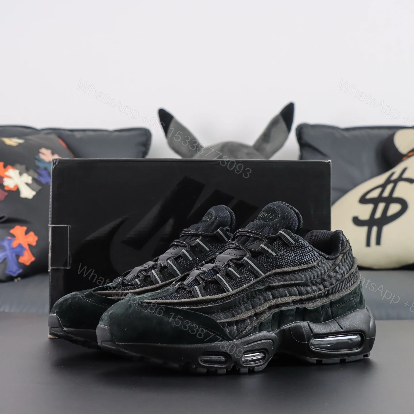 Nike Air Max 95 Comme des Garcons Black Reps — view 1