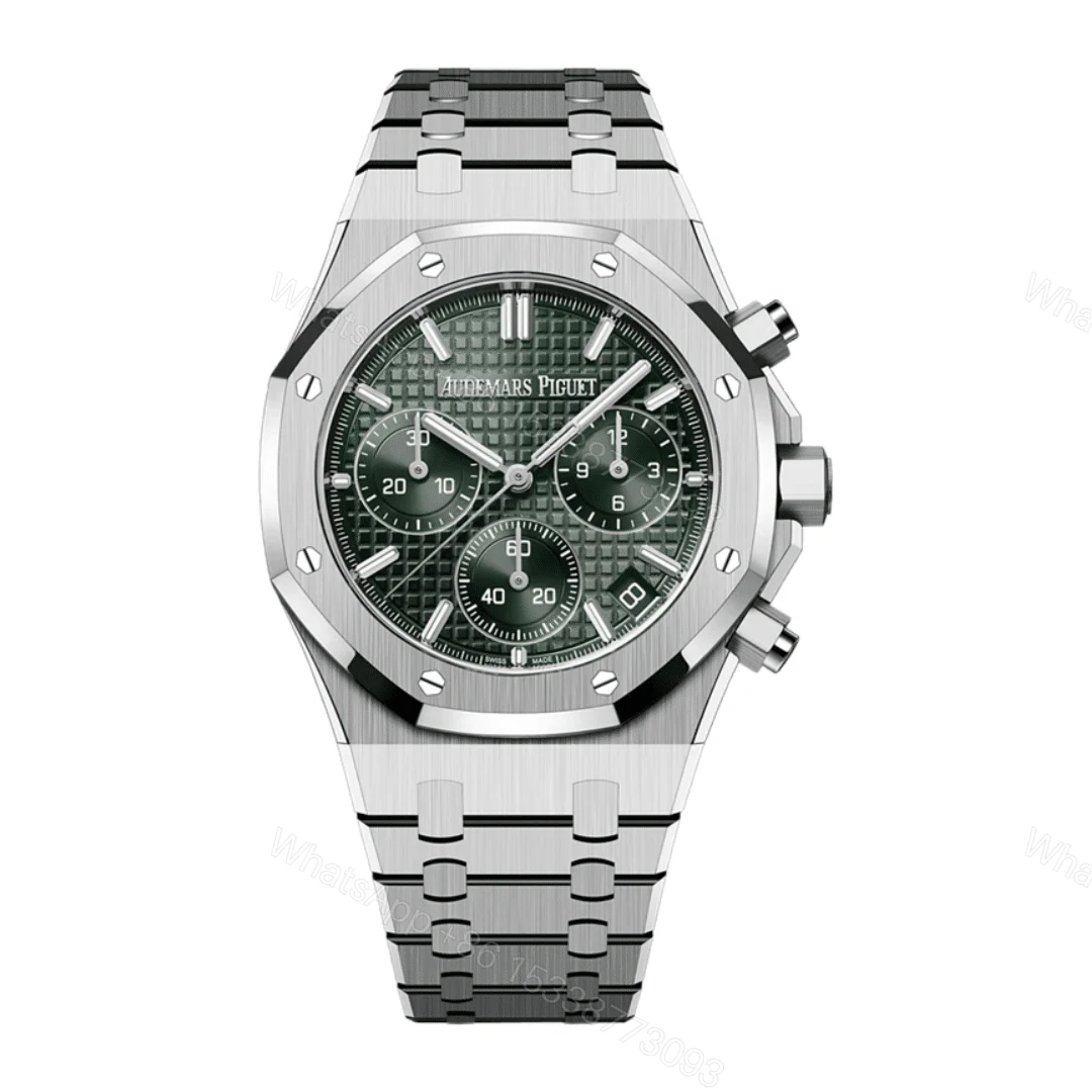 Audemars Piguet Royal Chronograph Green Dial Replica — view 1