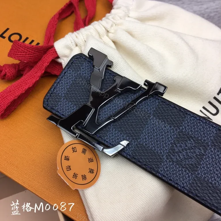 View 7 of Damier Graphite Belt: Signature Pattern, Everyday Luxury accessory