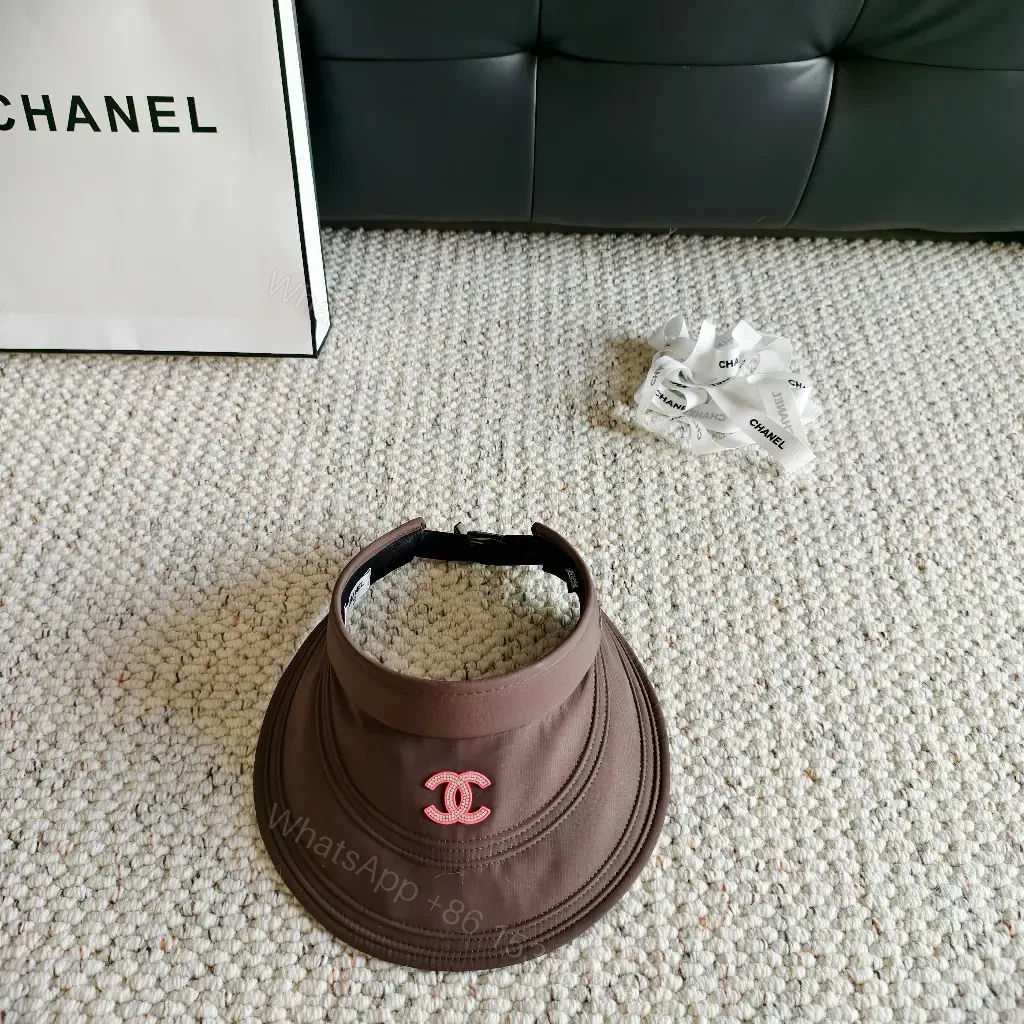 View 3 of Chocolate Brown Visor Cap: Sculpted Silhouette, All-Day Luxury