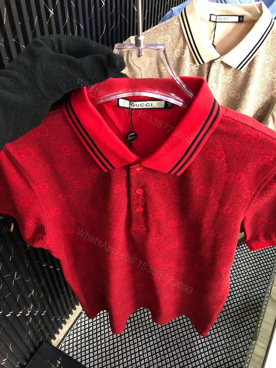 View 2 of FIRST COPY GUCCI IMPORTED LYCRA POLOS