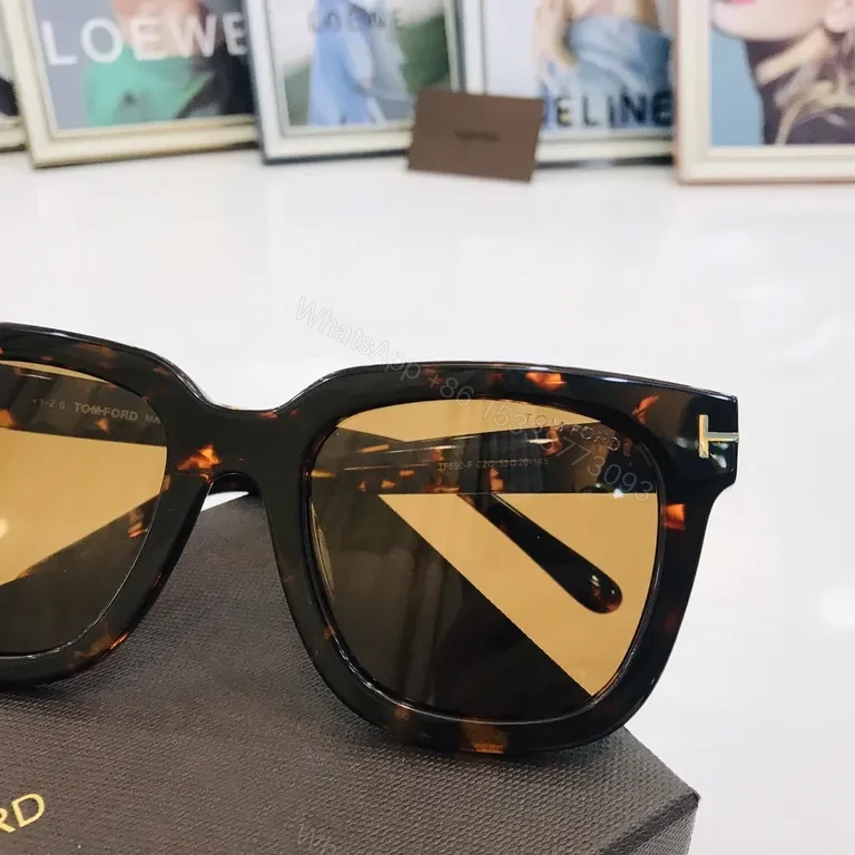 View 4 of Black + Acetate + Luxury Modern + Signature T detailing + Sunglasses