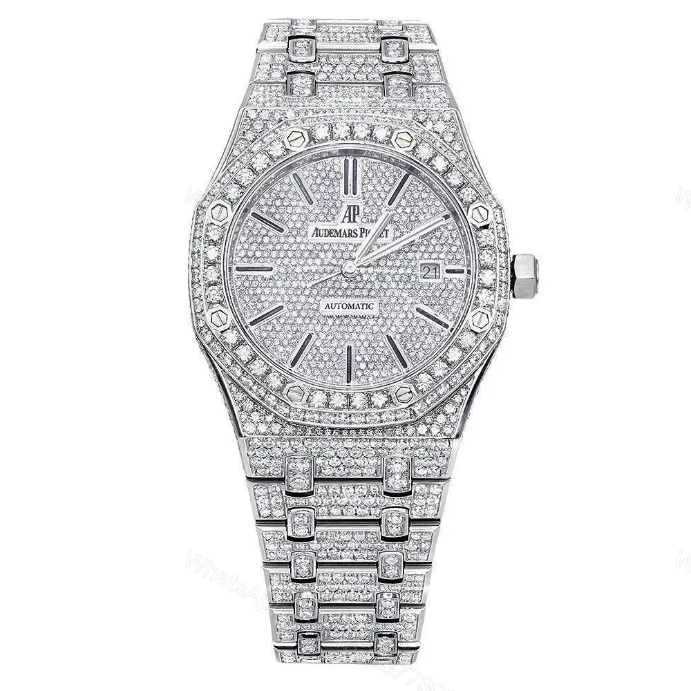 Replica AP Royal Oak Full Diamond — view 1