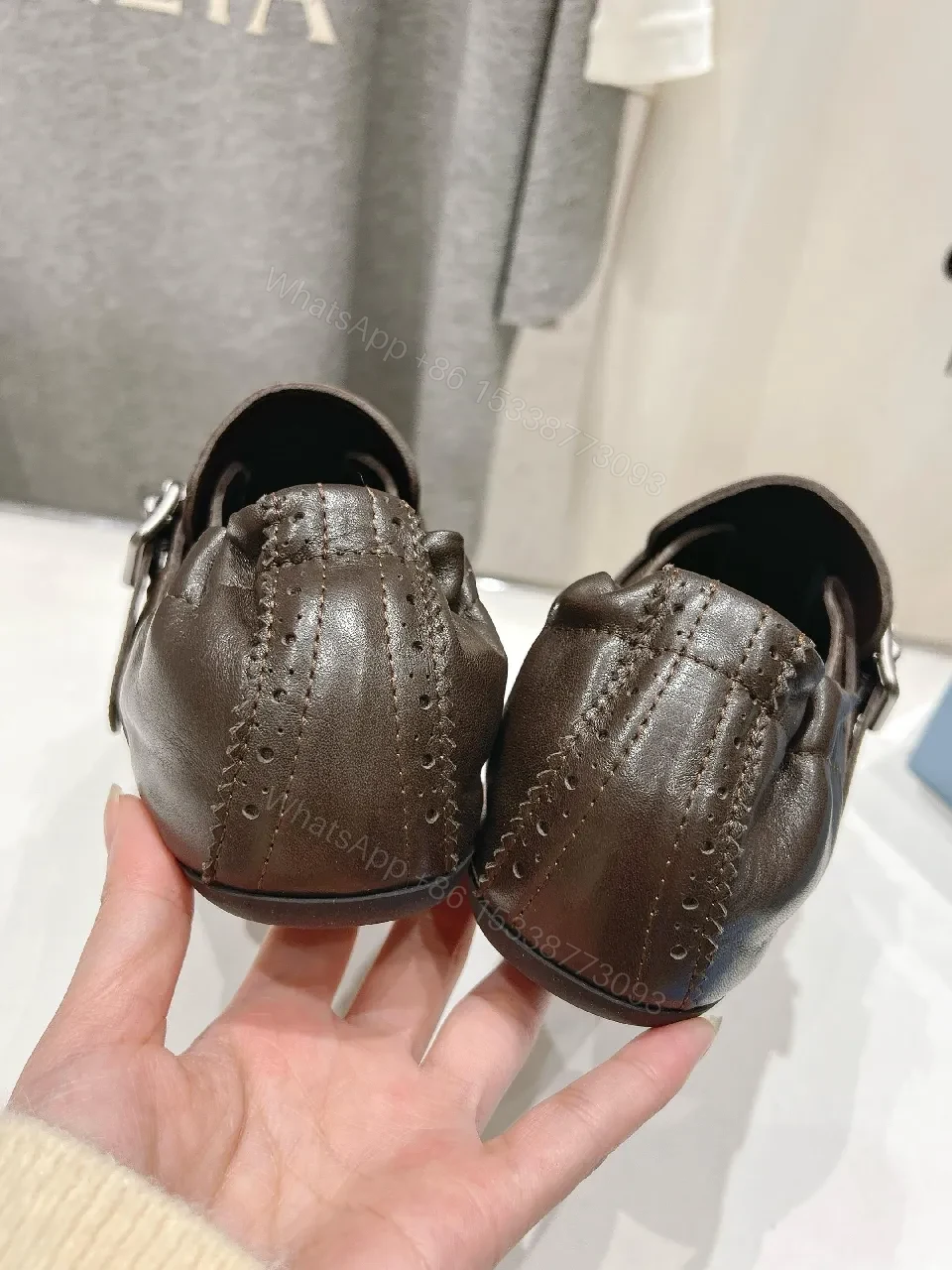 View 2 of Patterned Leather Penny Loafers with Fringe Detail – Everyday Luxury