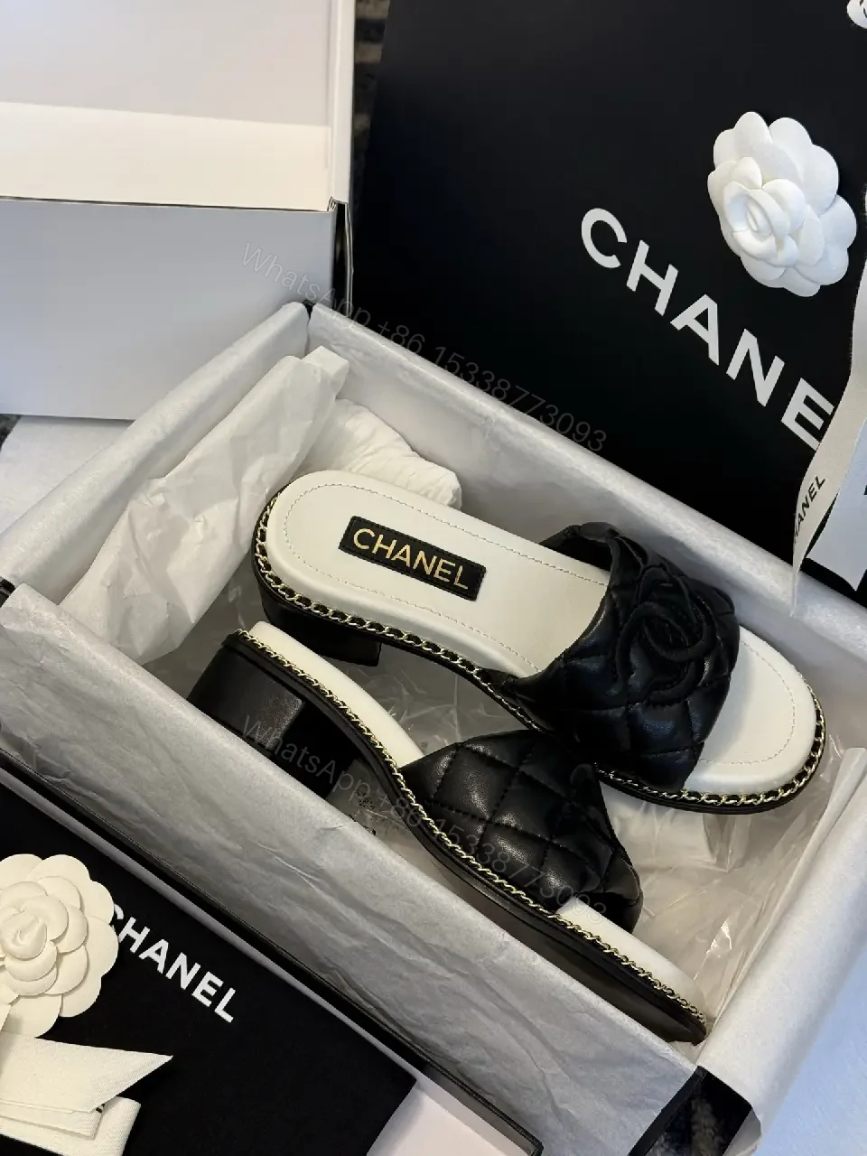 View 5 of Quilted Leather Slide – Lux Comfort, Couture-Inspired