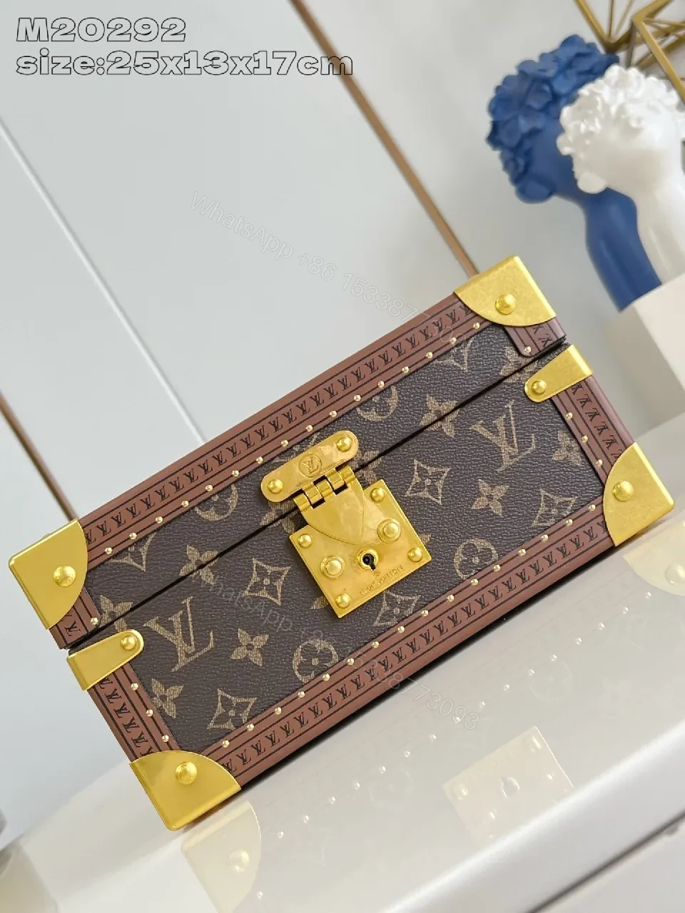 View 2 of Lux Pallet Monogram Box: Structured Carry Case