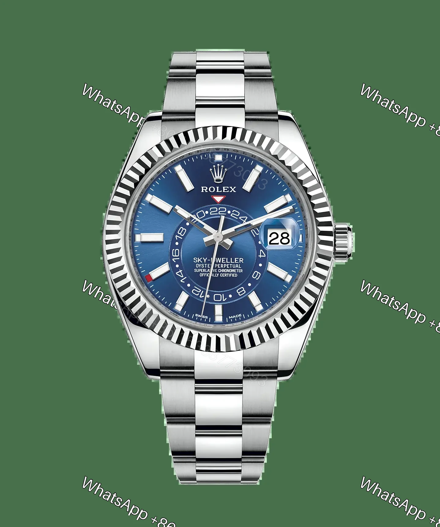 Rolex Sky-Dweller 42mm Blue Dial Stainless Steel 326934 — view 1