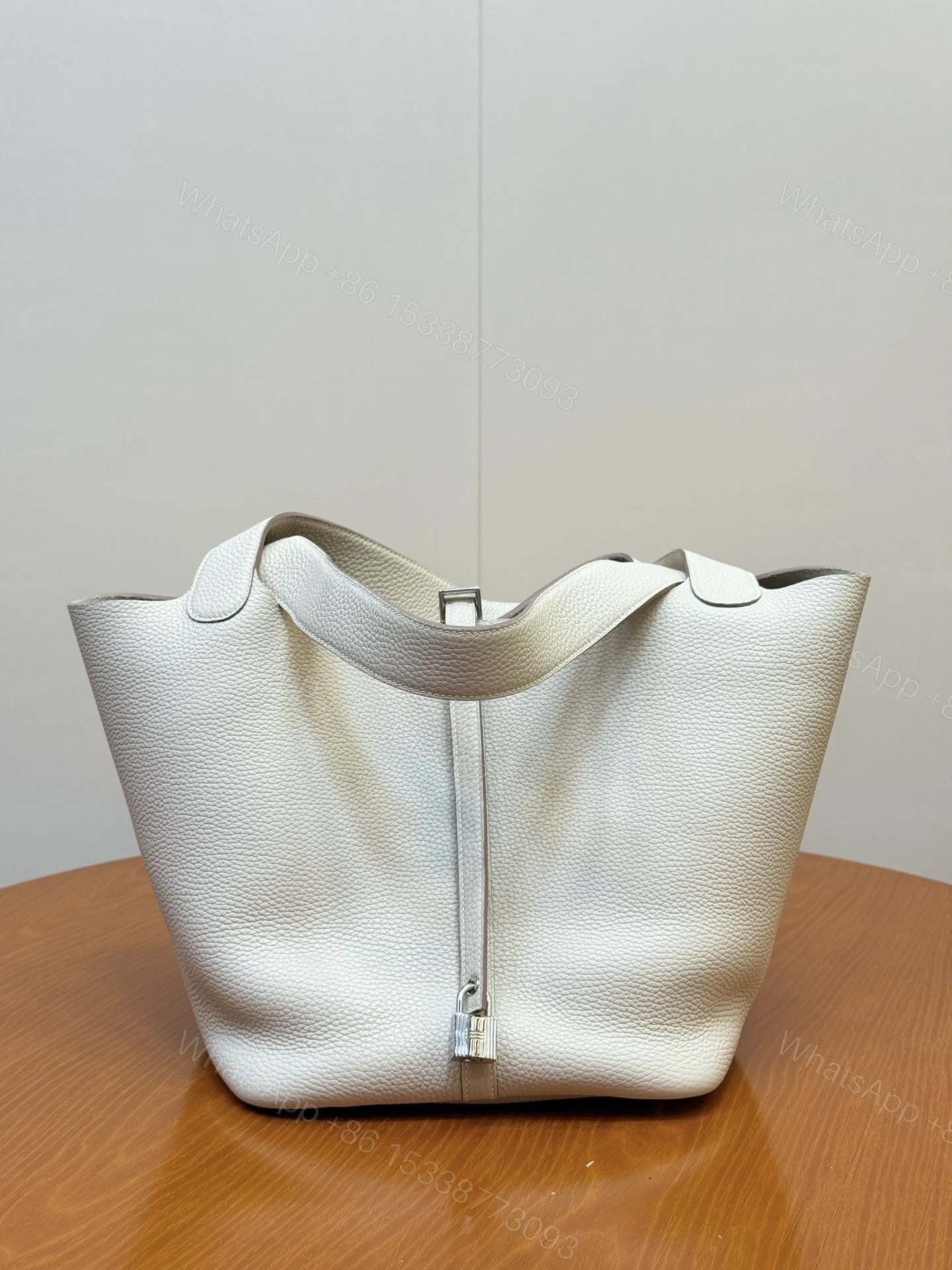 Hermes 一比一 Picotin 菜籃子 米白手提包 清新百搭輕奢款 — view 1