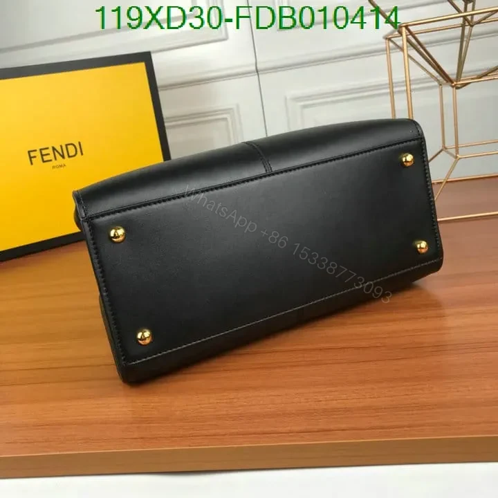 View 14 of Fendi Peekaboo X Lite Oversized Handbag KN55478