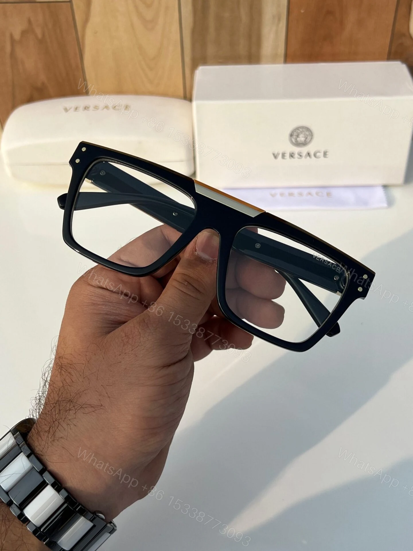 View 4 of Louis Vuitton Sunglasses Black-Grey