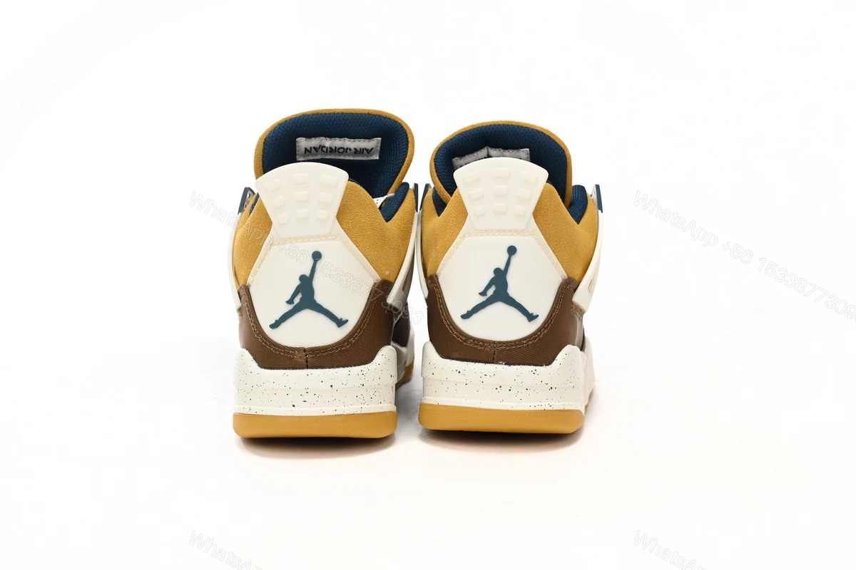 View 3 of Air Jordan 4 "Cacao Wow" Brown White FB2214-200