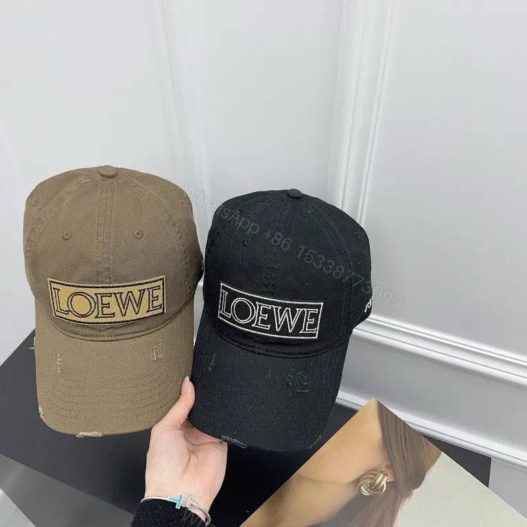 View 6 of Bold Logo Cap in Distressed Black Cotton â€“ Streetwear Essential