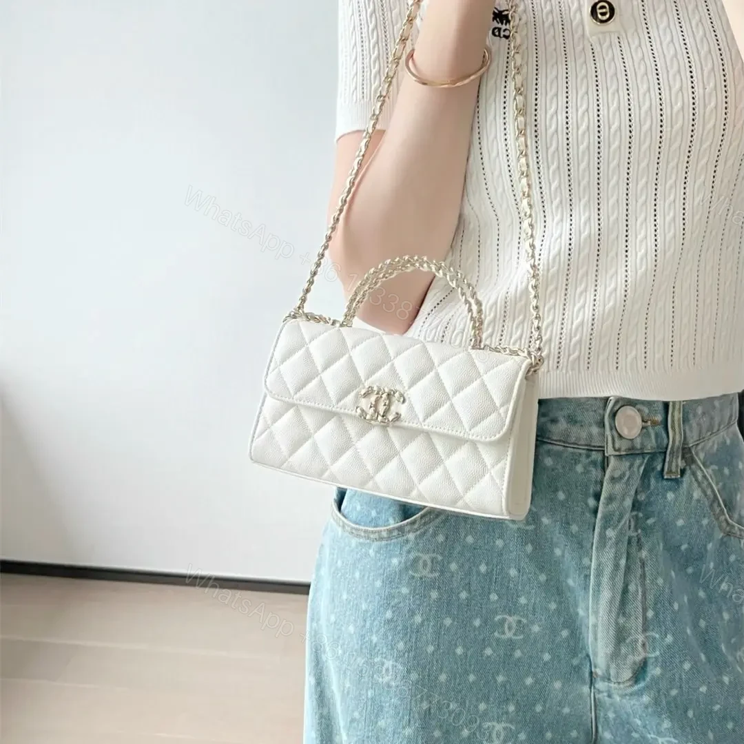 View 19 of 高仿Chanel*25S系列AP3238亮面小牛皮單肩包白色免檢版
