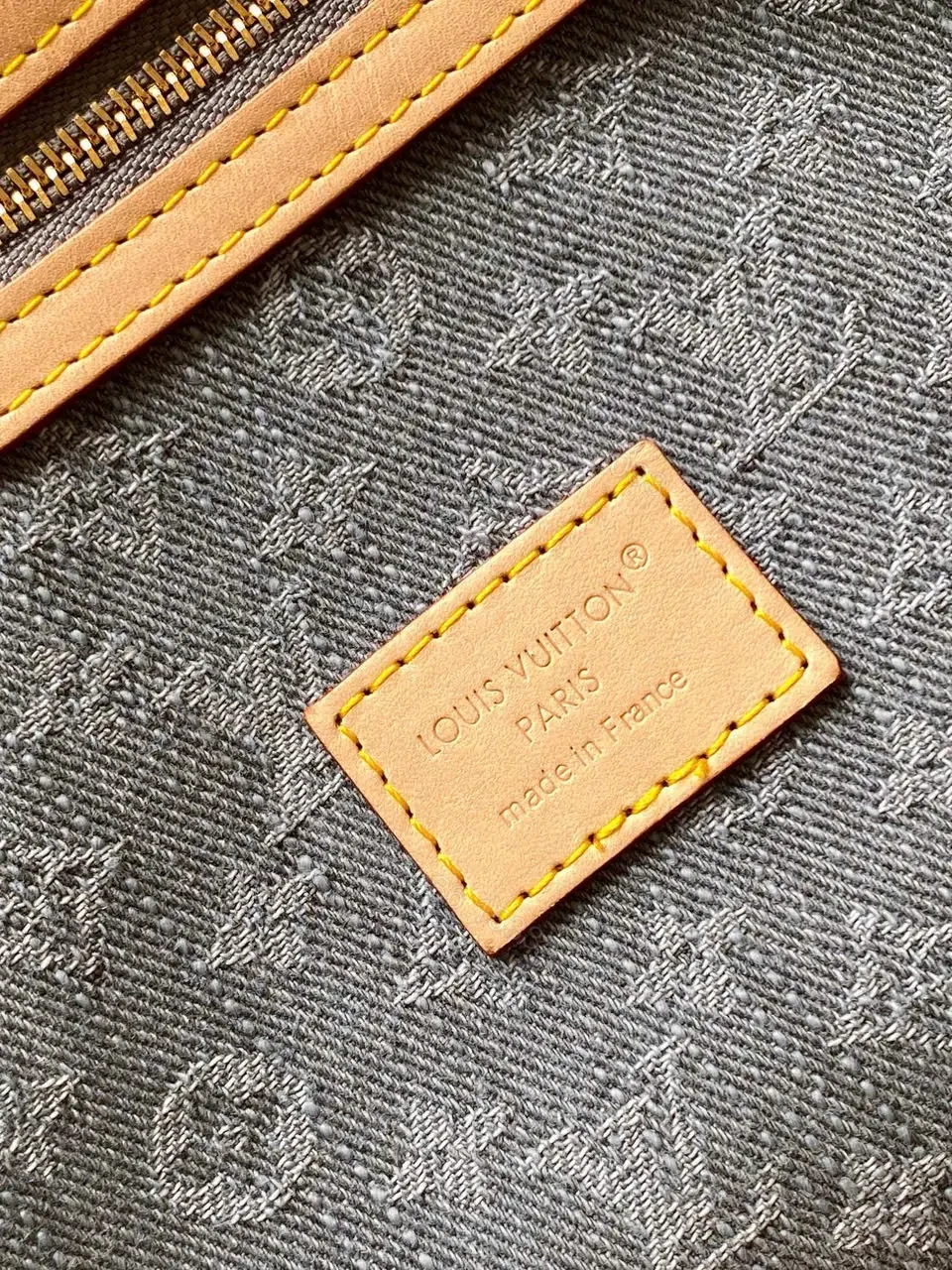 View 3 of Louis Vuitton LV Keepall Denim bandouliere 55 Grey