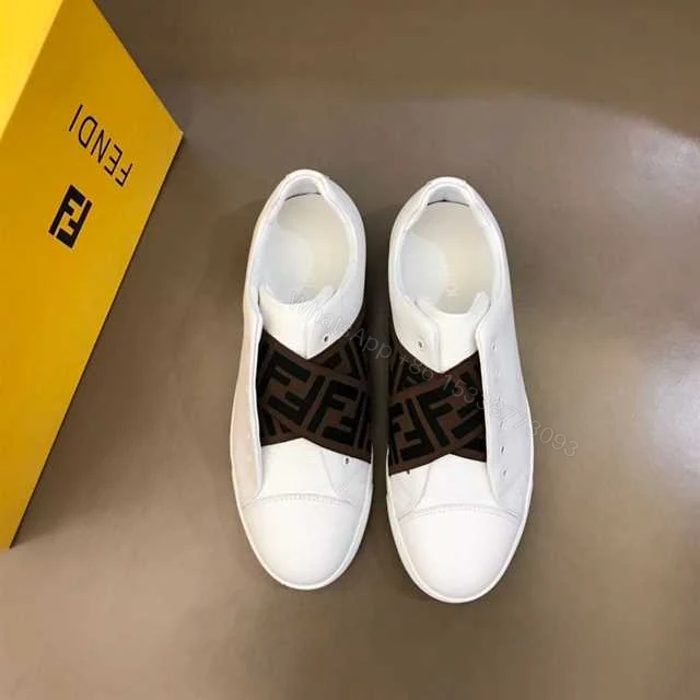 View 6 of FENDI CRISSCROSS FF STRAPS SLIP-ON SNEAKERS – FD10