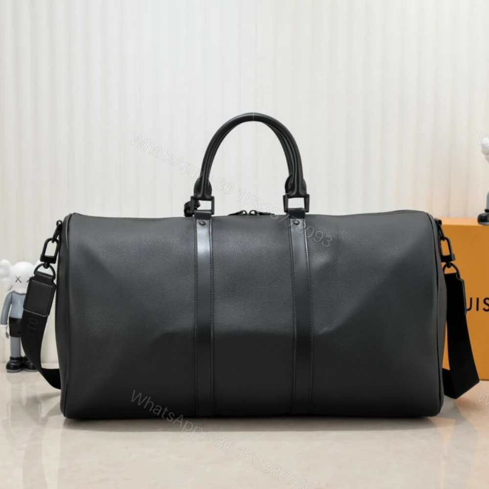 View 7 of Louis Vuitton Keepall Bandoulière 50 Black M21420
