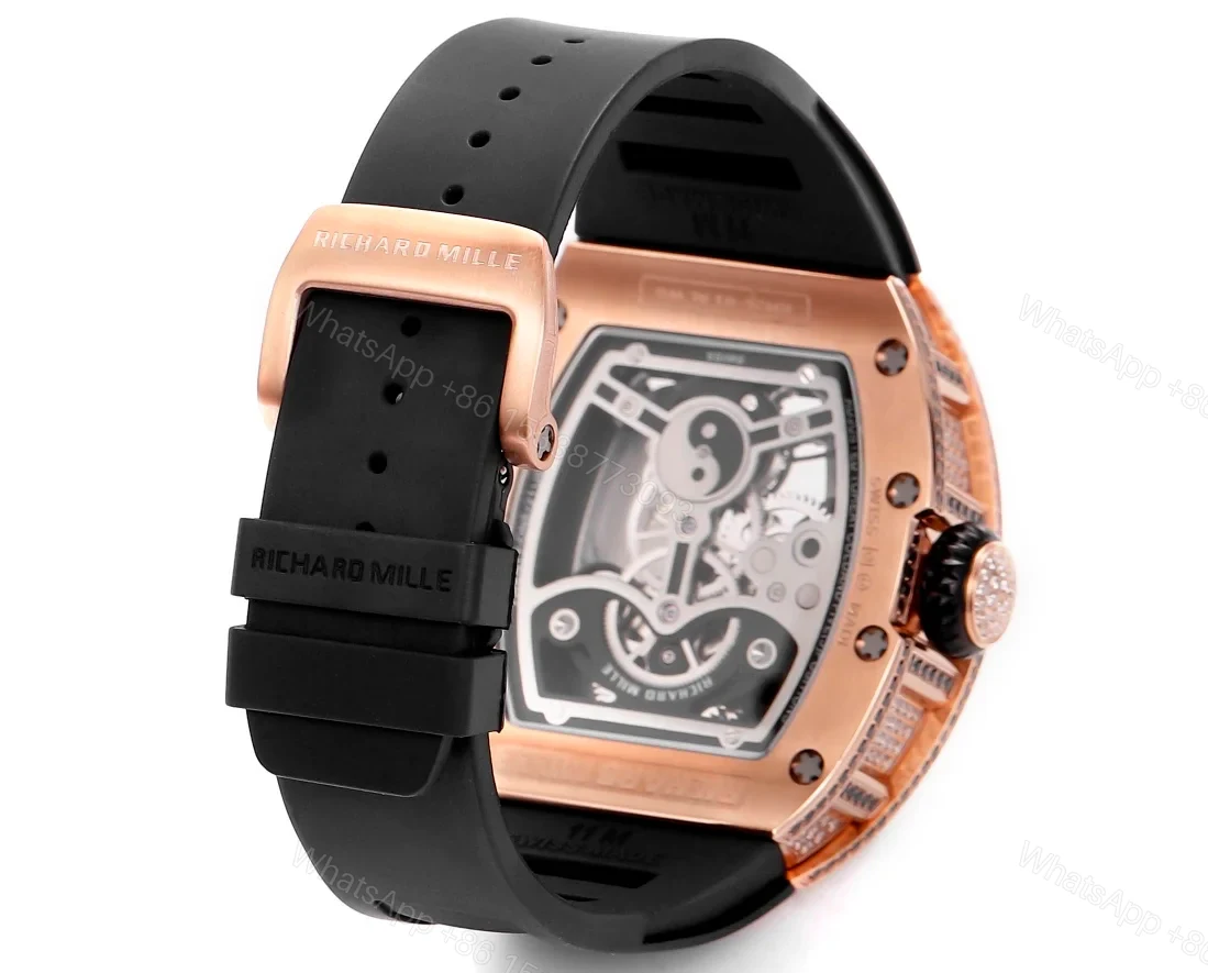 View 9 of Richard Mille RM26-01 Panda Tourbillon Watch Diamond Set National Treasure Panda Bamboo Art Dial Mechanical Luxury Edition RM26-01-PND-BAM