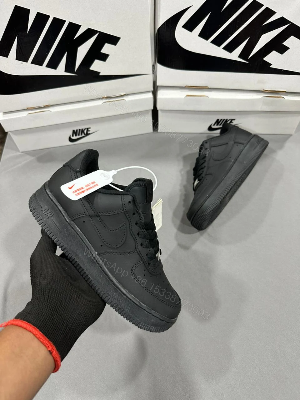 View 5 of FIRST COPY Nike Airforce 1 Low Black For Women