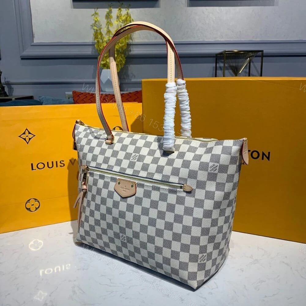 View 2 of Louis Vuitton Lena MM Damier Azur Canvas 33cm LV N44040