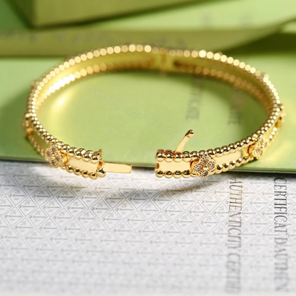 View 6 of 高仿首飾VanCleef&Arpels*RP6X500萬花筒手鐲窄版黃金款