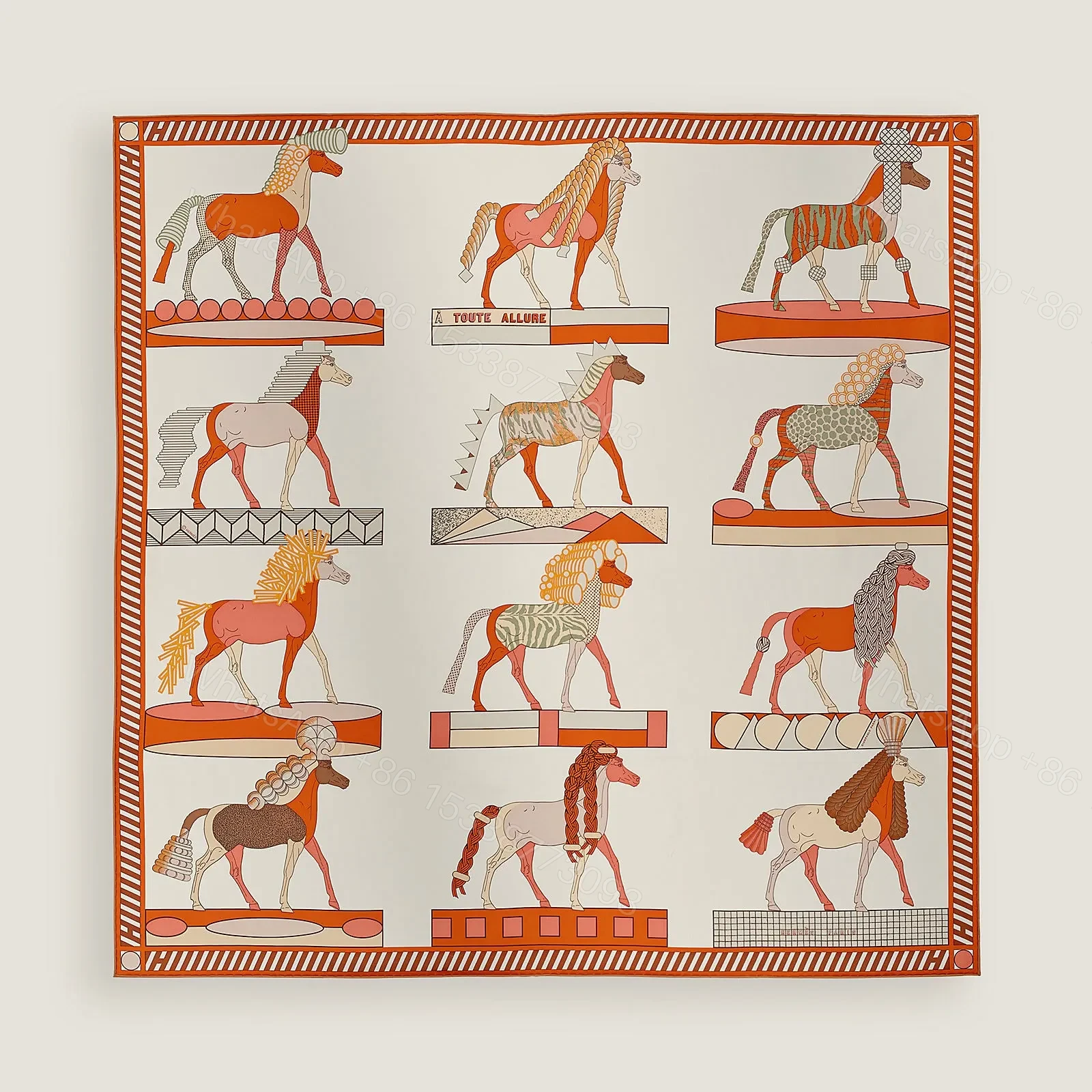 View 2 of HERMES silk