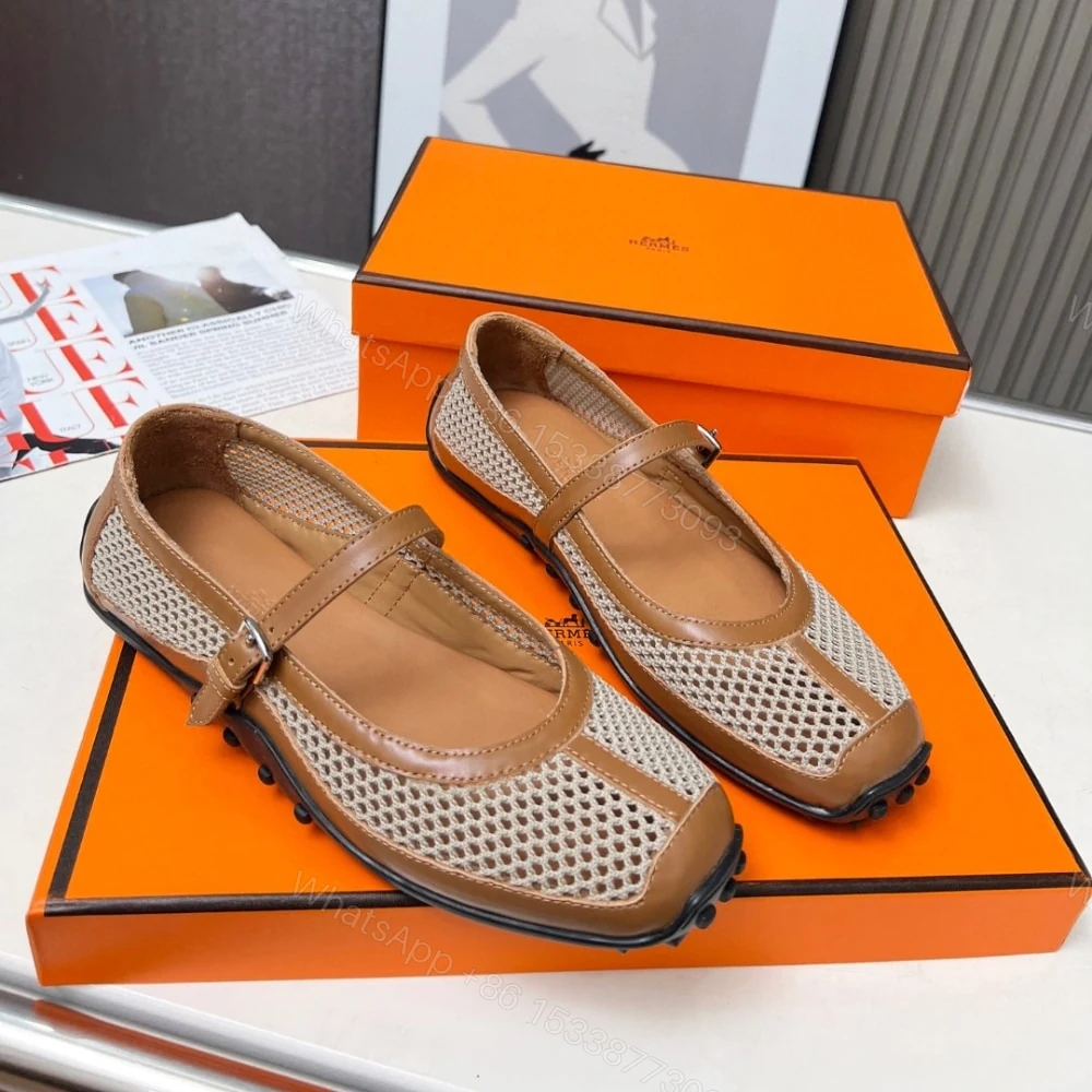 View 2 of HERMES KICHU BALLET FLATS BEIGE LIN H251170Z 7K380