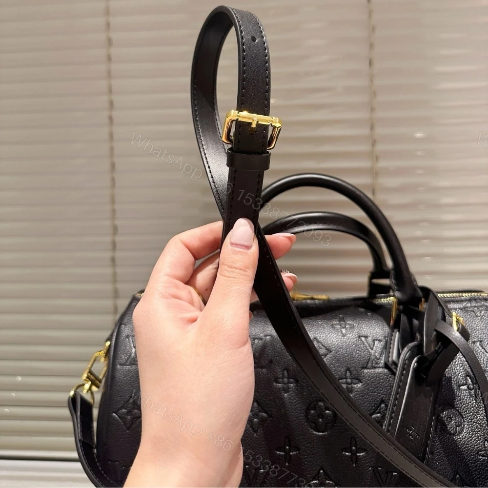 View 7 of Louis Vuitton Speedy Soft Bag Monogram Black 30Cm