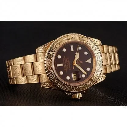 View 4 of Replica Rolex Submariner Brown Dial 1454070