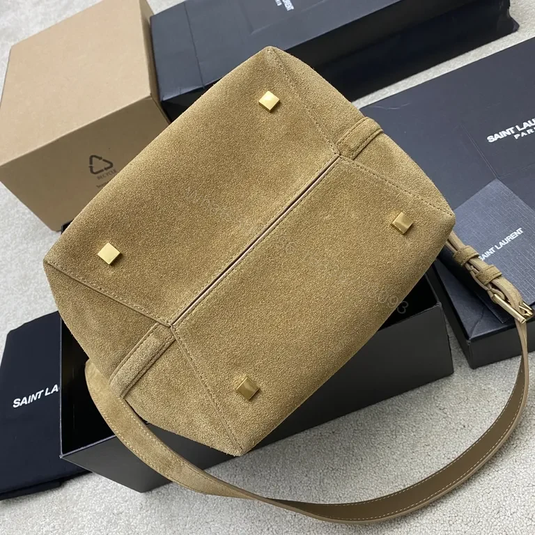View 7 of Soft Suede Tote: Designer-Driven Everyday Luxury Tote
