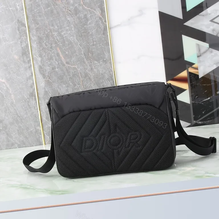 View 9 of Nylon Dior Geometry Crossbody Bag - Minimal Luxury Utility