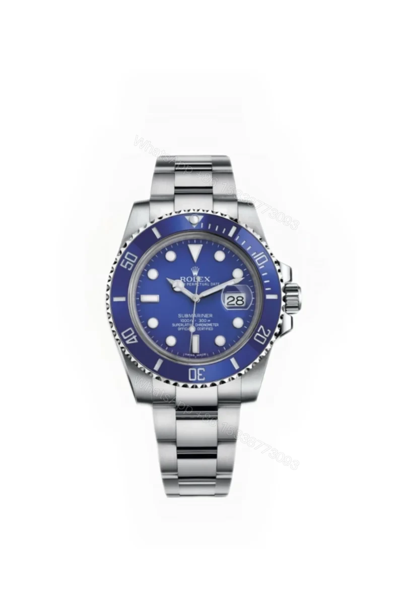 Rolex Super Clone Watches 1:1 Smurf Submariner 116619LB VS3135 Movement 40mm — view 1