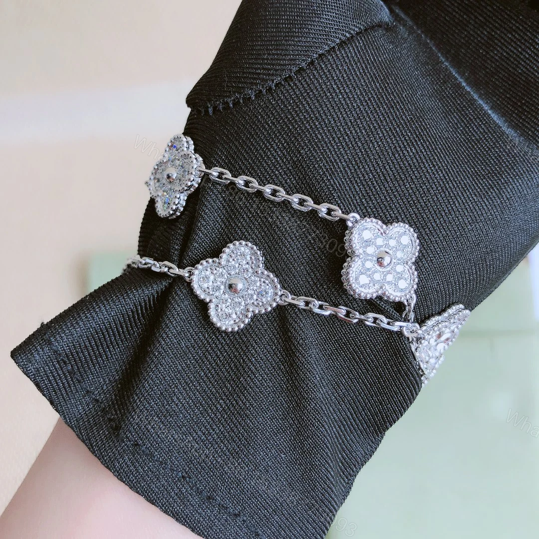 View 6 of Van Cleef & Arpels Vintage Alhambra Necklace Full Diamonds