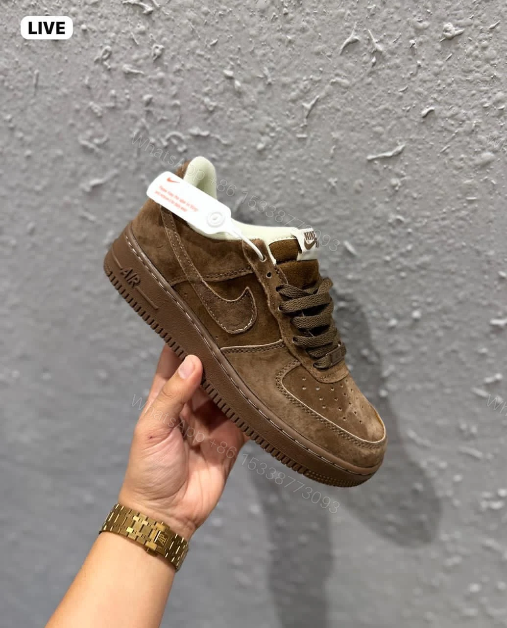 View 5 of First Copy Nike Airforce 1 Cacao Wow