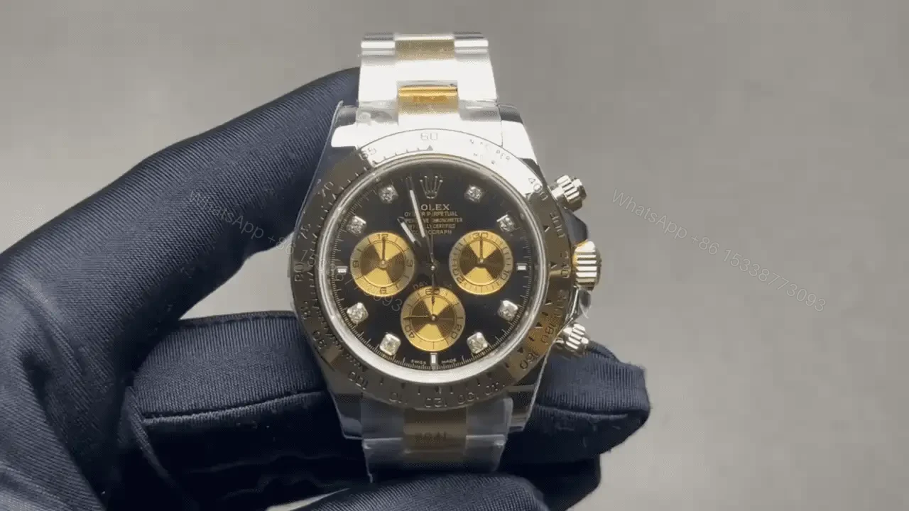 View 11 of Replica Rolex Daytona Black Diamond Dial 126503 Superclone