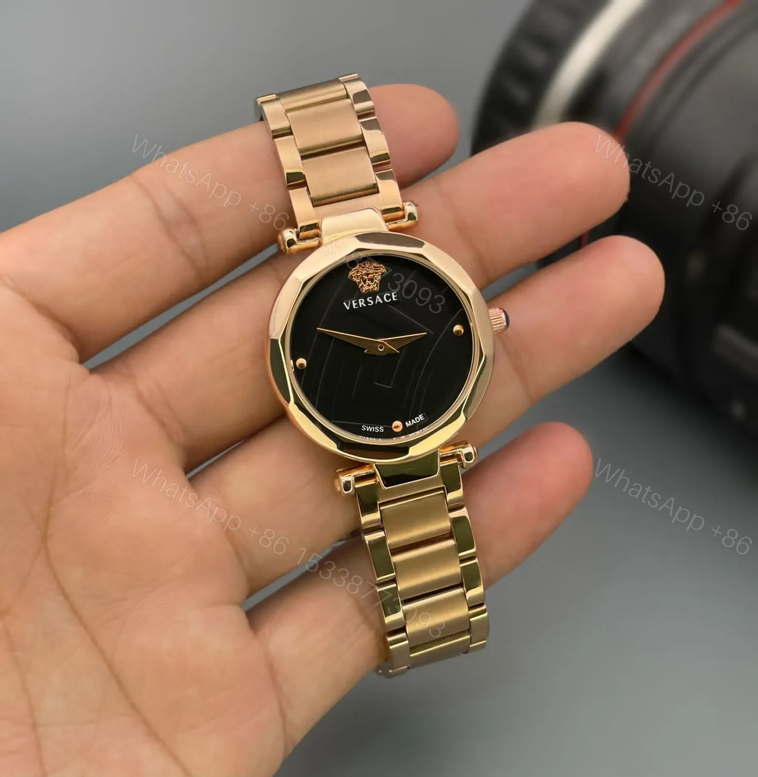 View 3 of Versace Golden Watch