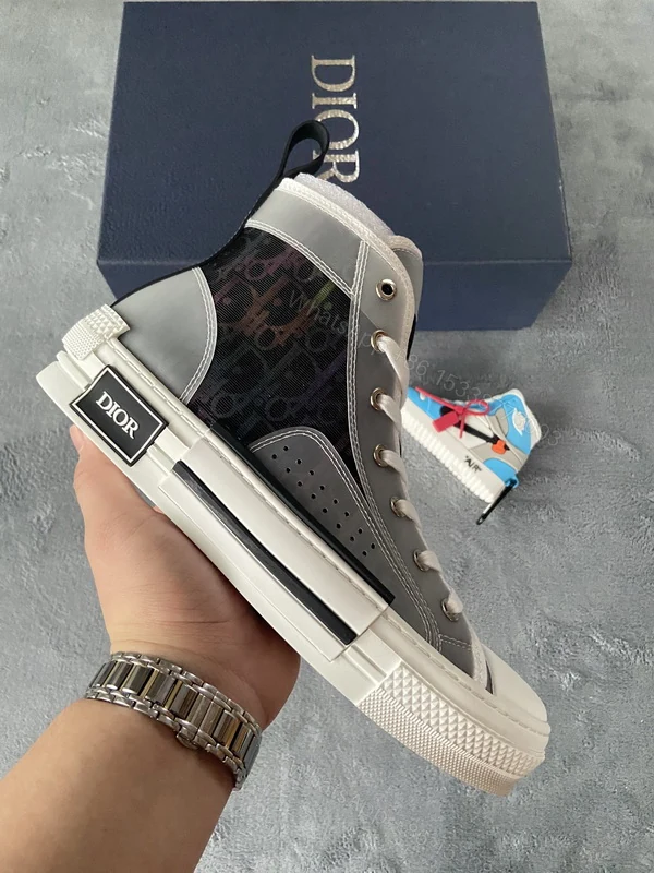 View 2 of Dior B23 Oblique Black Rainbow