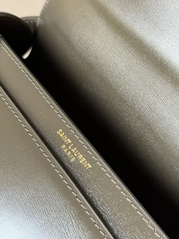 View 4 of Structured Leather Shoulder Bag: Gold Hardware, Compact Style